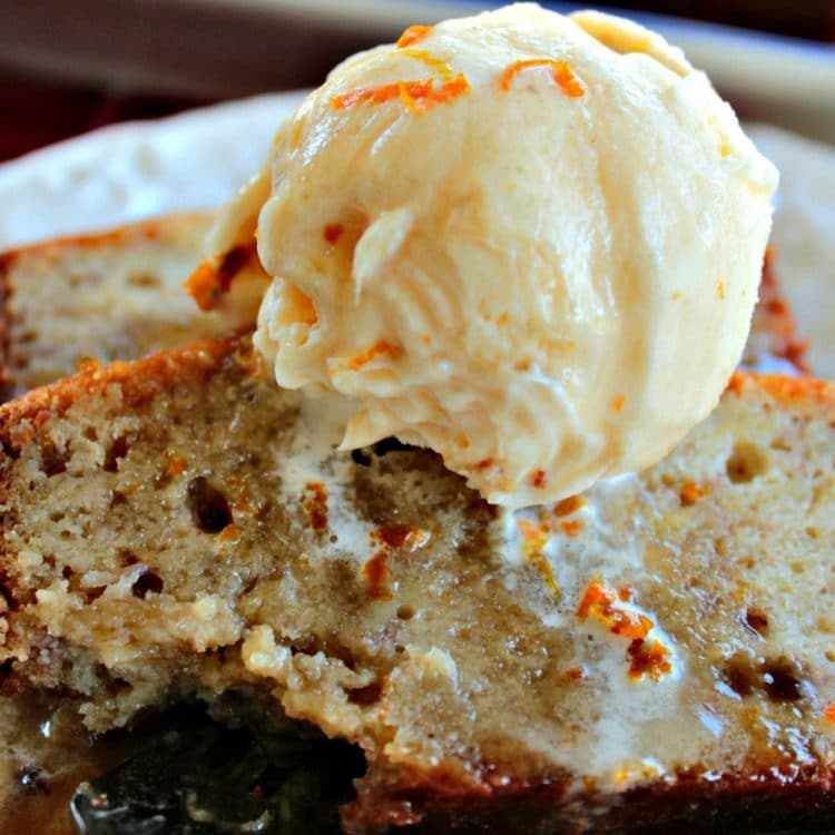 Bananas Foster Bread With Rum Sauce • Must Love Home