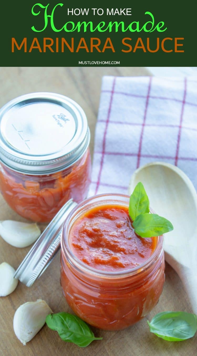 How To Make 10 Minute Homemade Marinara Sauce Must Love Home