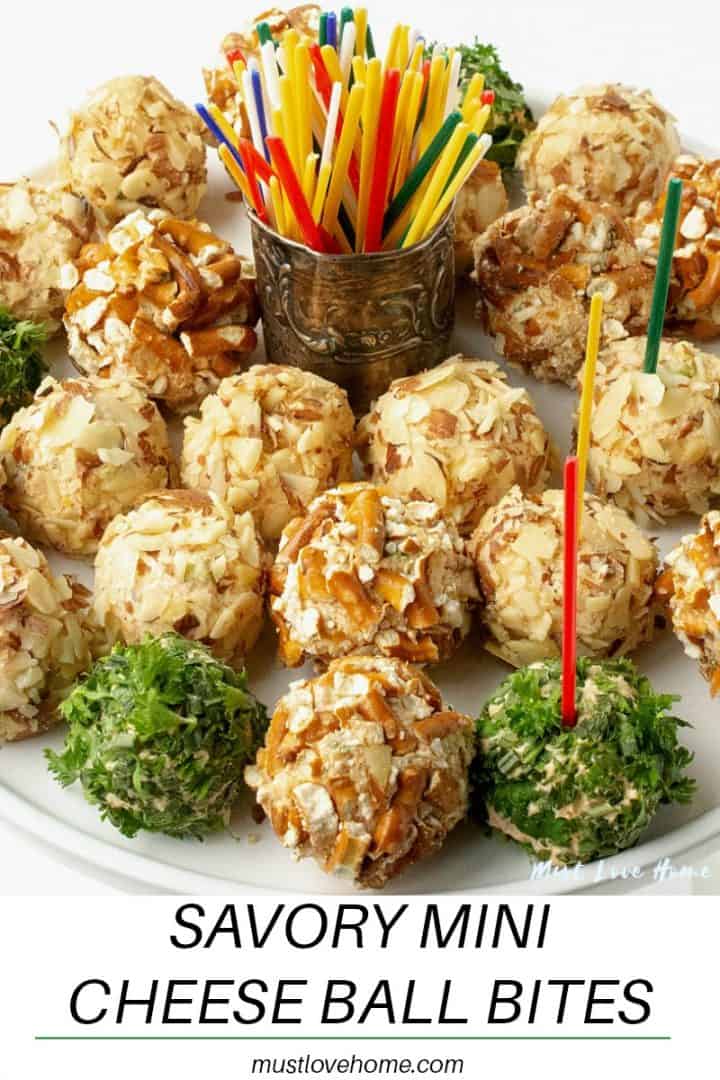 Pecan & Herb Cheese Ball Bites