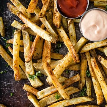 Crispy Garlic Matchstick Fries – Must Love Home