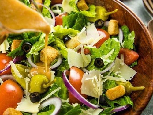 Copycat Olive Garden Salad Recipe