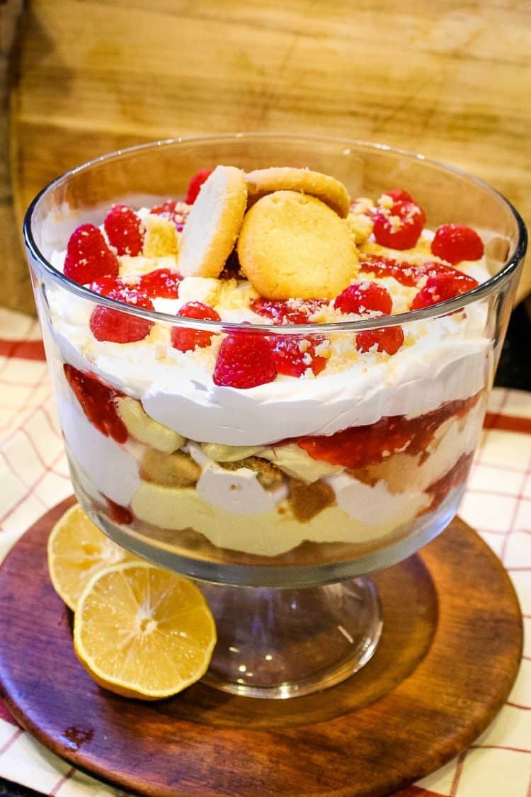 Lemon Raspberry Trifle