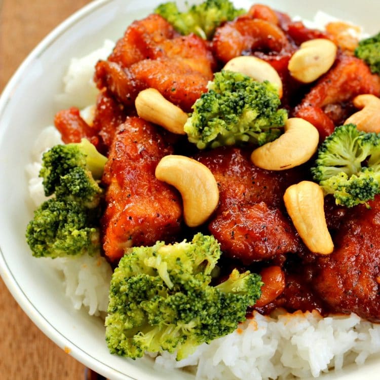 Slow Cooker Cashew Chicken Must Love Home