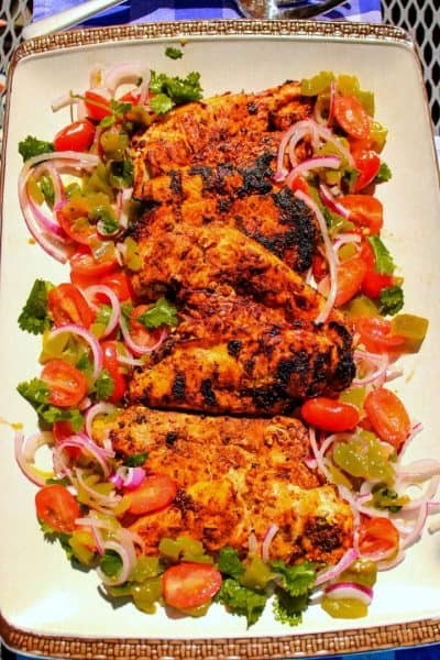 Harissa Chicken with Cilantro Salad – Must Love Home