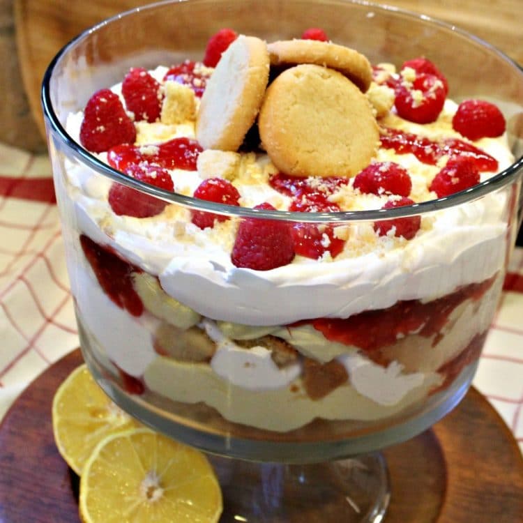 Lemon Raspberry Trifle