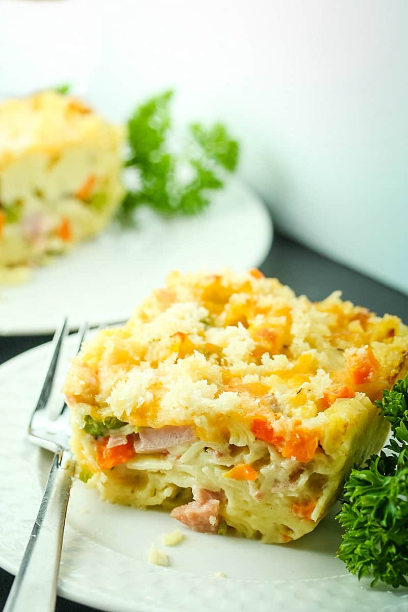 Smoked Ham Peas and Carrots Bake – Must Love Home