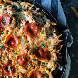 One Pan Chicken Pepperoni Pizza Pasta – Must Love Home