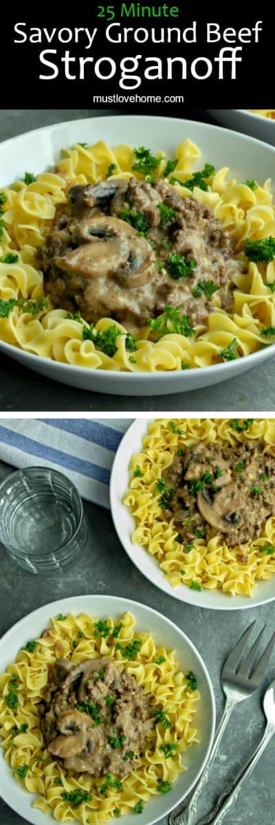 Easy Savory Beef Stroganoff Recipe – Must Love Home