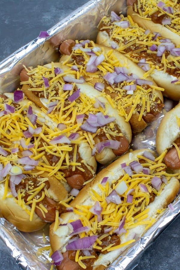 Oven Chili Cheese Dogs – Must Love Home