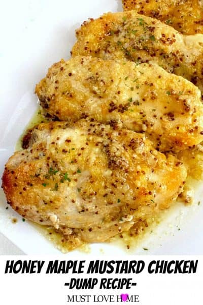 Freezer Meal Honey Maple Mustard Chicken – Must Love Home