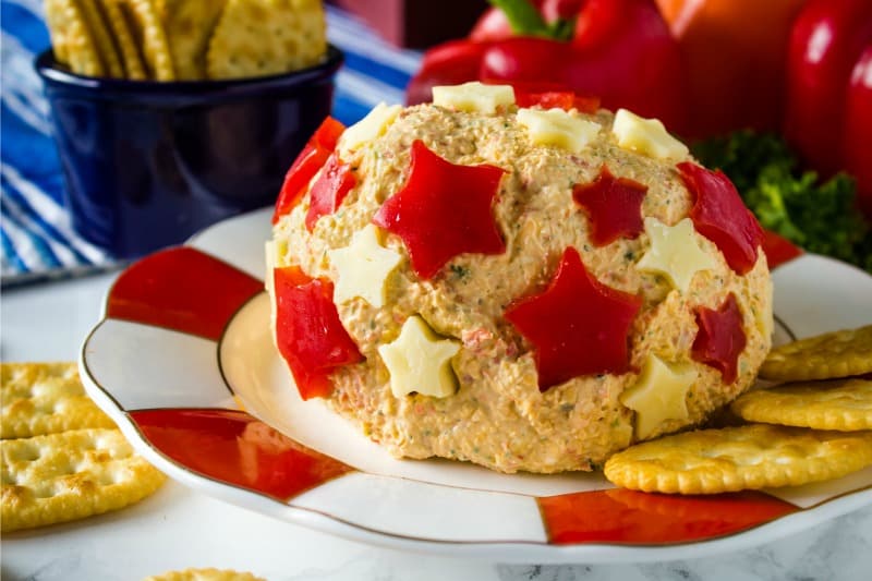 Easy Patriotic Ranch Cheese Ball Must Love Home