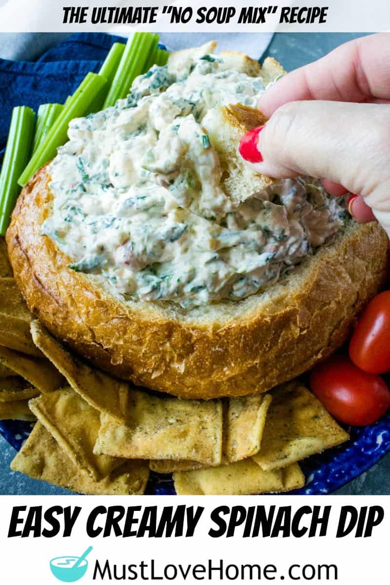 Easy Spinach Dip Recipe – Must Love Home