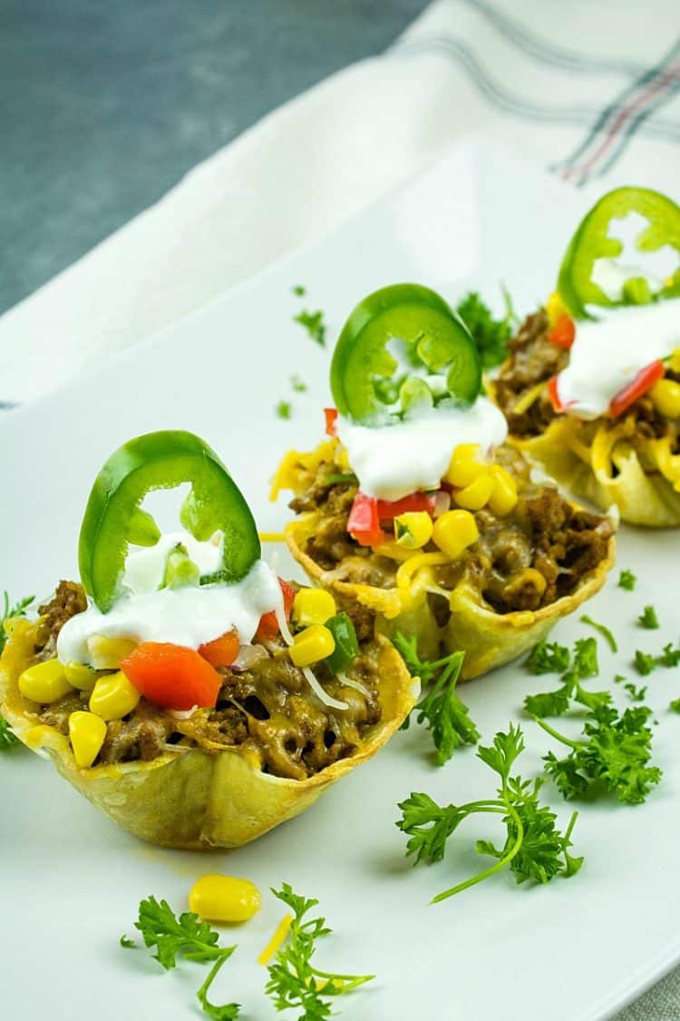 Mini Taco Cup Appetizers – Must Love Home