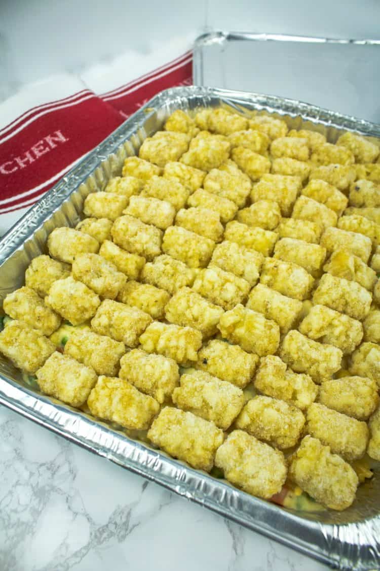 Freezer Meal Chicken Tater Tot Casserole – Must Love Home