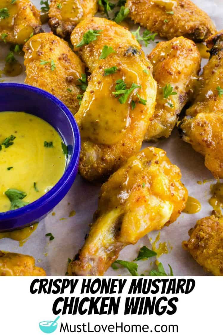 Crispy Honey Mustard Chicken Wings – Must Love Home