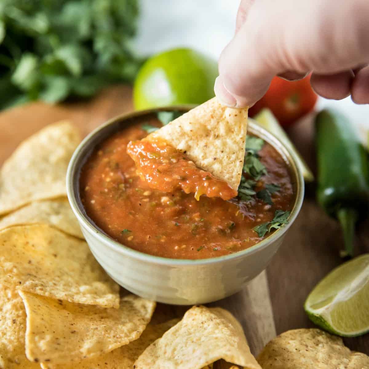 Best Blackened Tomato Salsa – Must Love Home