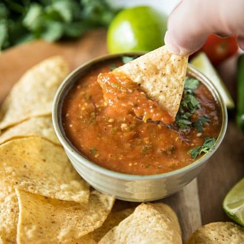 Best Blackened Tomato Salsa – Must Love Home