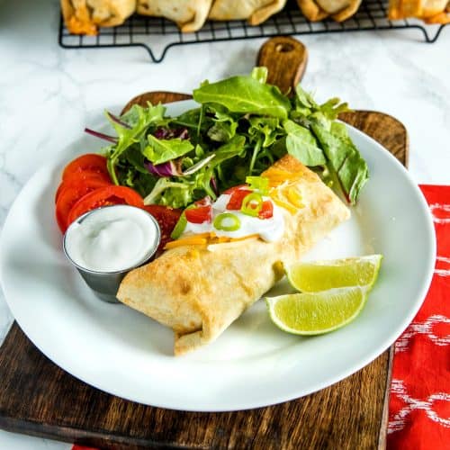 Baked Chicken Chimichangas - Simple Healthy Kitchen