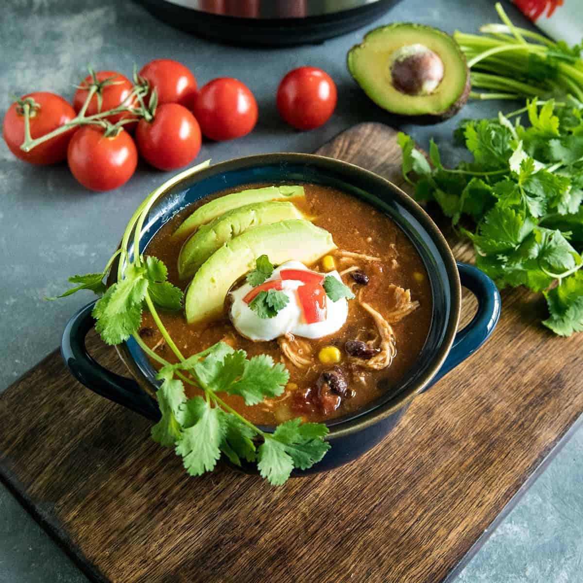 Black bean chicken 2025 soup instant pot