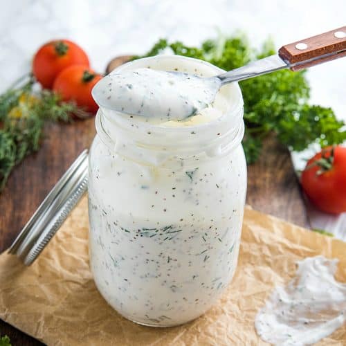 Easy Chop Salad With Buttermilk Herb Dressing – Must Love Home