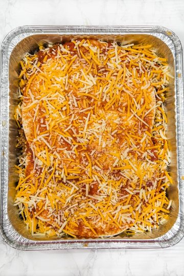 Easy Beef Mexican Lasagna - Freezer Meal – Must Love Home