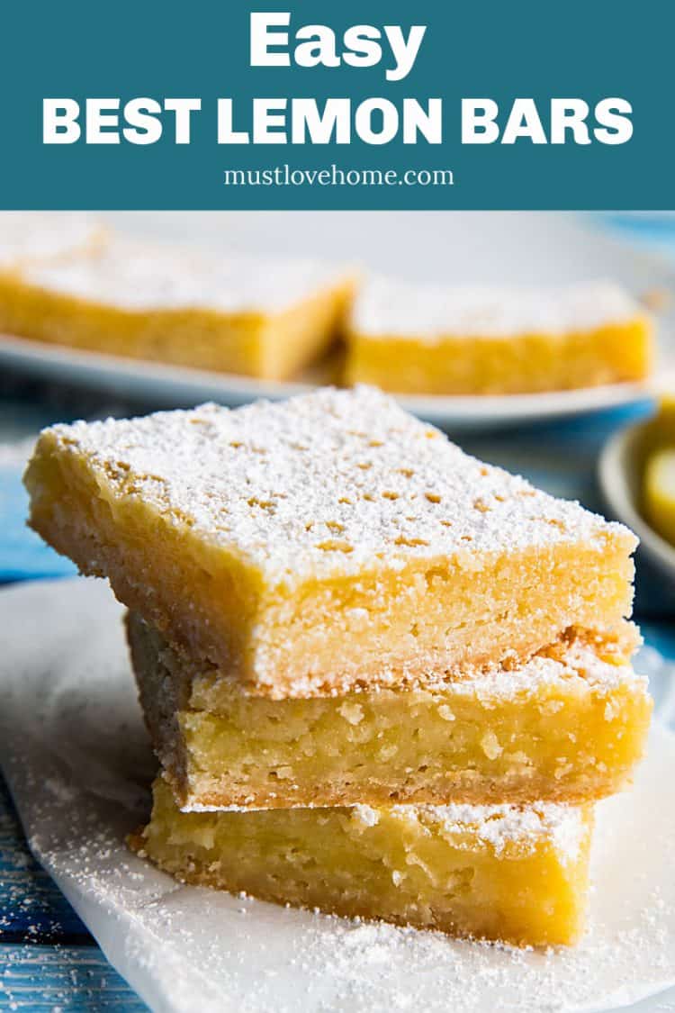 Gran's Best Easy Lemon Bars – Must Love Home