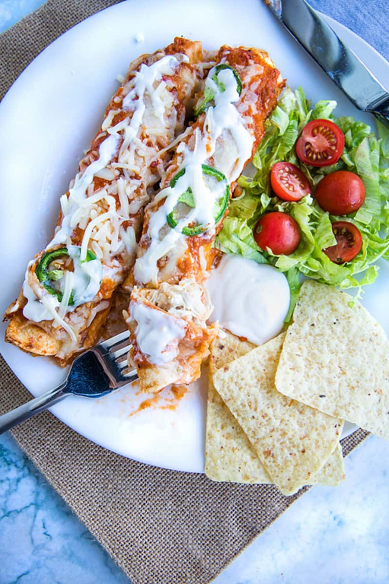 Chipotle Sauce Chicken Enchiladas Recipe Must Love Home