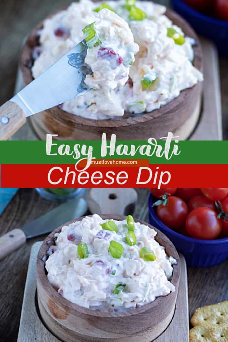 Creamy Havarti Cheese Dip (5 Ingredient) – Must Love Home